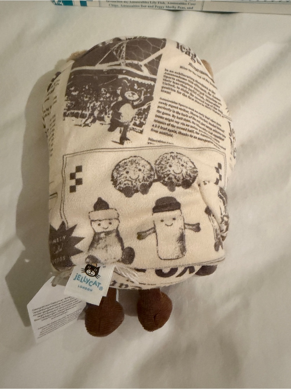Jellycat Cosy Chips - includes pin, stickers, and bag - Picture 7 of 8
